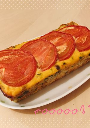 小麦粉なし!お豆腐でヘルシー*ケークサレ-レシピのメイン写真