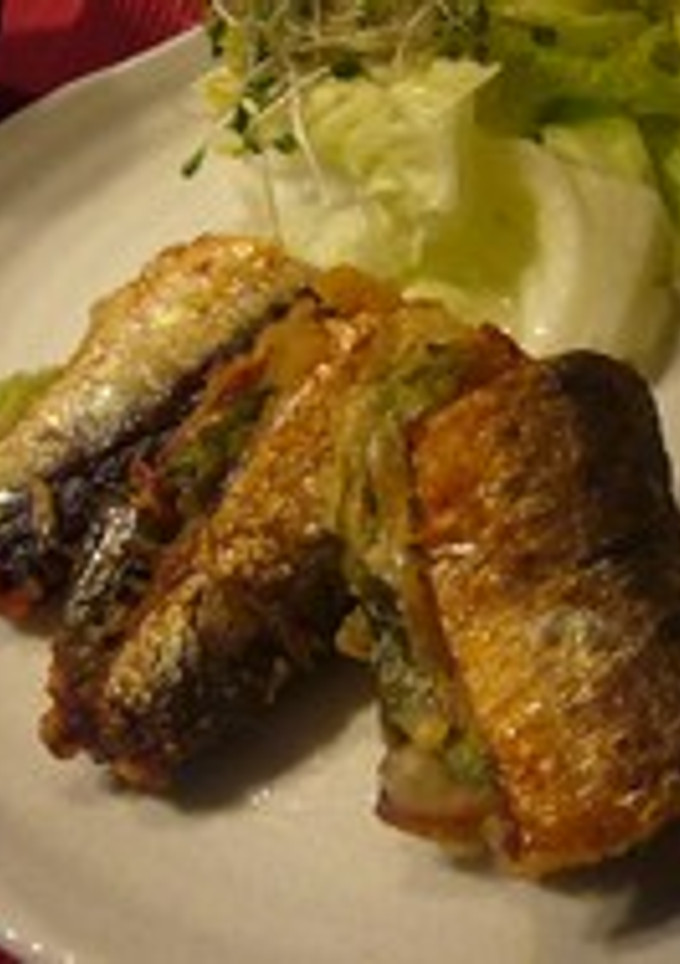 いわしのバジルはさみ揚げ-レシピのメイン写真