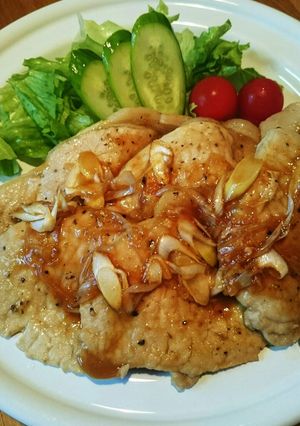 男の簡単料理☆豚ロースのスタミナ焼き☆-レシピのメイン写真
