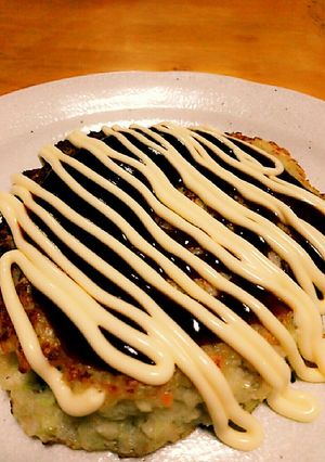 簡単エビと野菜お好み焼き♥-レシピのメイン写真
