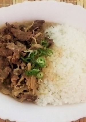 【和風アレンジ】びぃふすとろがの風-レシピのメイン写真