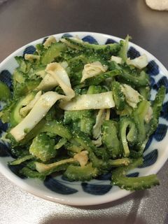 簡単 ゴーヤといかくんの和え物-レシピのメイン写真