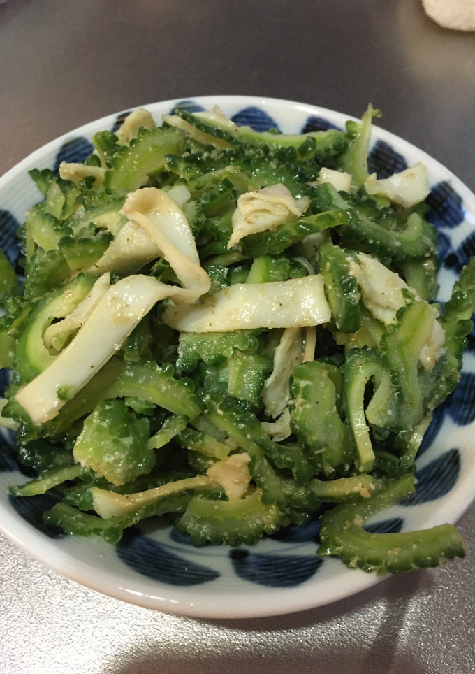 簡単 ゴーヤといかくんの和え物-レシピのメイン写真