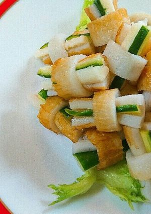 ☆焼きちくわのリング挟み巻き?-レシピのメイン写真