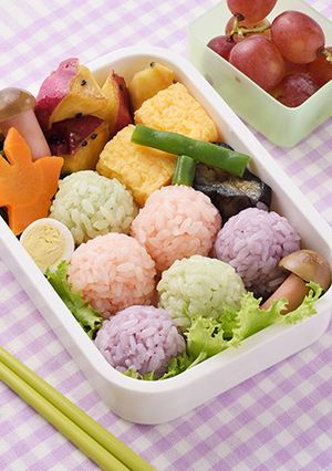 デコふりで！秋のぶどう弁当-レシピのメイン写真