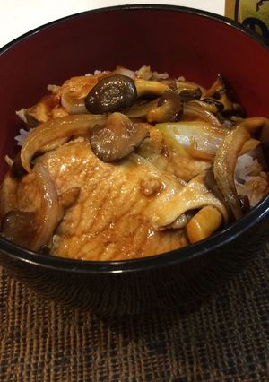 プレミアムきのこ丼-レシピのメイン写真