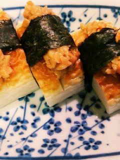 かまぼこの海苔巻き(納豆)-レシピのメイン写真