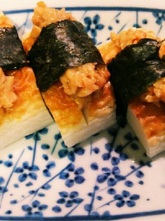 かまぼこの海苔巻き(納豆)-レシピのメイン写真