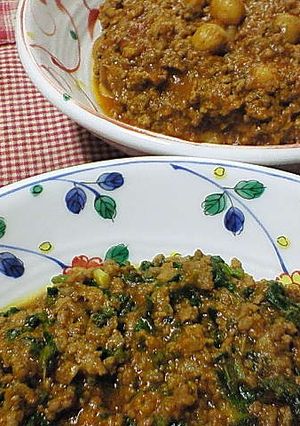 キーマDE豆カレ～♪ほうれん草カレ～-レシピのメイン写真