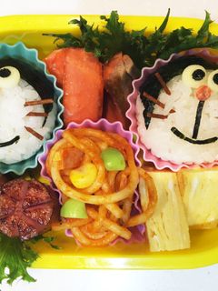 キャラ弁 ドラえもんミニ-レシピのメイン写真