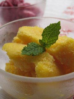 卵白消費にも★簡単マンゴーシャーベット-レシピのメイン写真