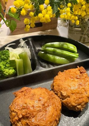 もやしでヘルシー★簡単つくね-レシピのメイン写真