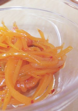 人参消費に！超簡単！人参とキムチの和え物-レシピのメイン写真