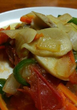 野菜のせ、めかじきのソテー-レシピのメイン写真