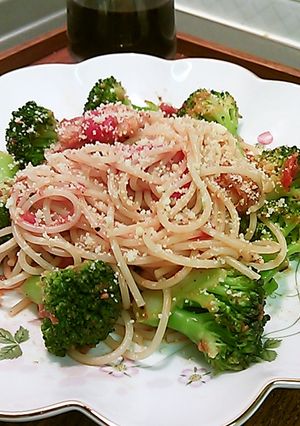 スモークホタテのトマトパスタ-レシピのメイン写真