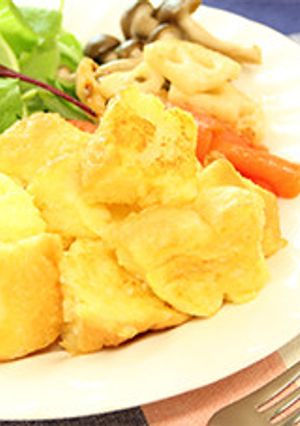 塩麹フレンチトースト~秋のサラダ添え~-レシピのメイン写真