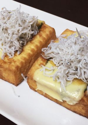 簡単！和風厚揚げトースト-レシピのメイン写真