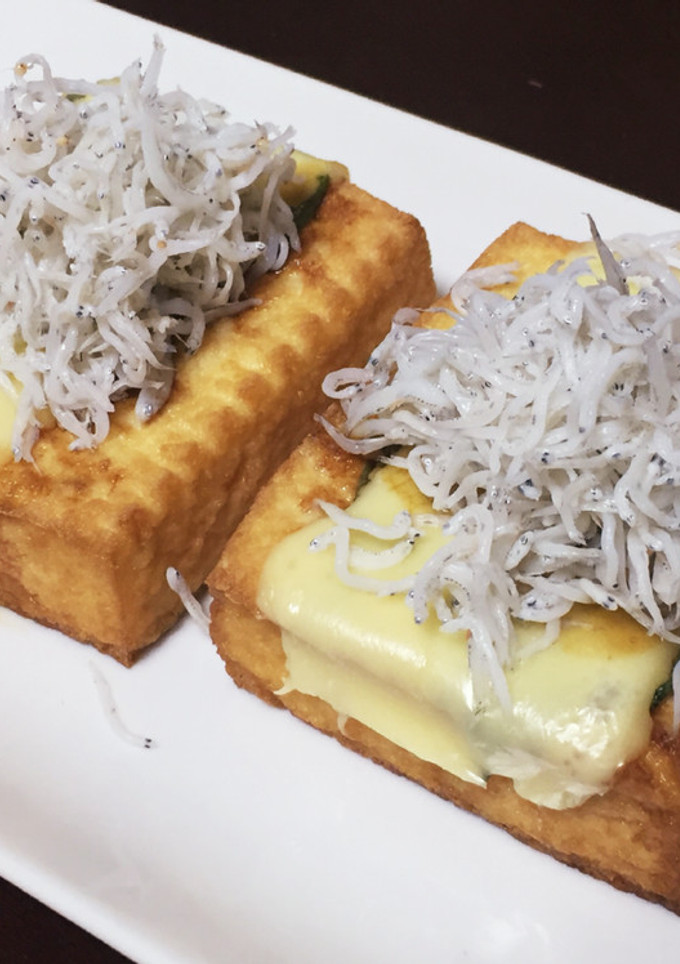 簡単！和風厚揚げトースト-レシピのメイン写真