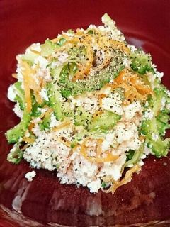ゴーヤとスパムのビタミン豊富簡単♪白和え-レシピのメイン写真