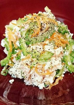 ゴーヤとスパムのビタミン豊富簡単♪白和え-レシピのメイン写真