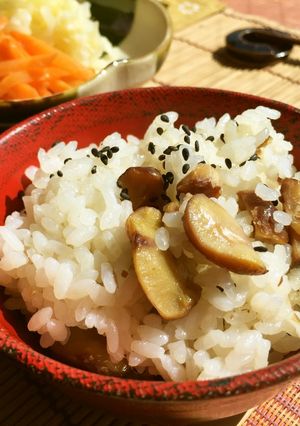 昆布茶できまり✿うちの栗ご飯-レシピのメイン写真
