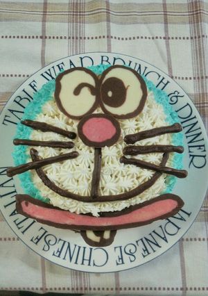 ドラえもんのケーキ-レシピのメイン写真