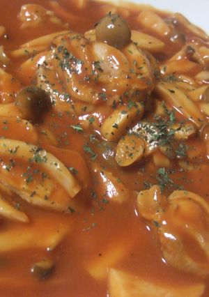 チキンのケチャップ煮☆パスタを添えて～-レシピのメイン写真
