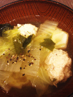ふわふわ肉だんごスープ-レシピのメイン写真