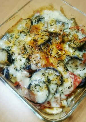 あと一品に☆ナスとトマトのチーズ焼き-レシピのメイン写真