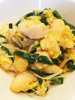 簡単!とろふわ♡ 鶏とえのきのみそ炒め-レシピのメイン写真