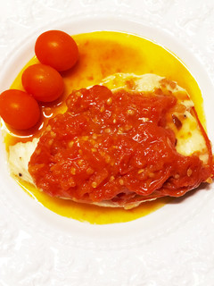 鶏ムネ肉の柔らかソテー☆トマトソース添え-レシピのメイン写真