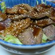 残り物お肉で簡単♪やきにく丼ぶり