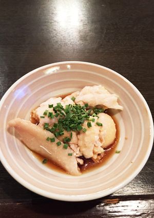 ゆずポン酢でさっぱり、鶏皮ポン酢-レシピのメイン写真