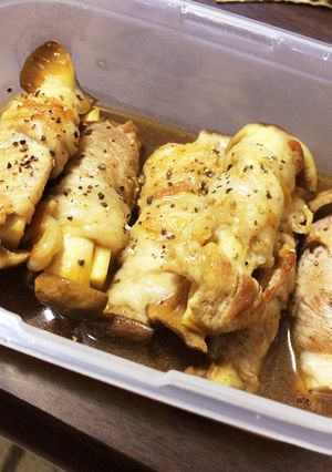 彼飯◎えりんぎの肉巻き-レシピのメイン写真