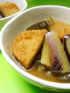 *なすとさつま揚げの煮物*-レシピのメイン写真