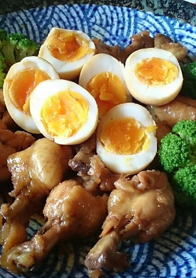 ほろり♪【鶏手羽元とゆで卵の煮物♪】-レシピのメイン写真