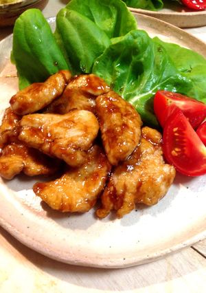 鶏胸肉と黒酢de柔らか酢鶏♪-レシピのメイン写真