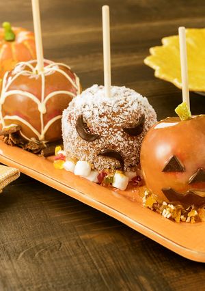 キャラメルアップルハロウィンデコ-レシピのメイン写真