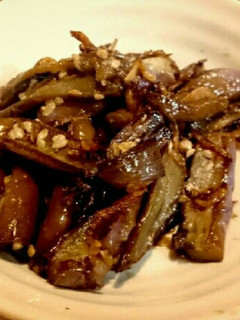 茄子の桜エビ炒め、アジアン風味♪-レシピのメイン写真