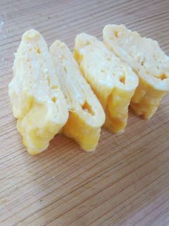 誰でも出来る!卵1個で、甘め卵焼き⭐-レシピのメイン写真