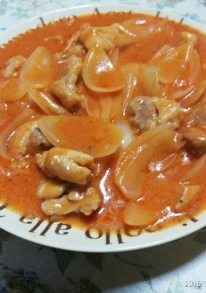 鶏もも肉トマト煮風-レシピのメイン写真