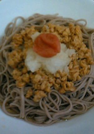 さっぱりツルツル☆納豆そば-レシピのメイン写真