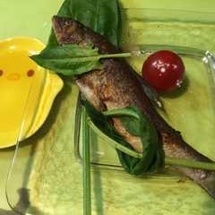 รูปของ クッキングシートで焼く☆鮎の塩焼き
