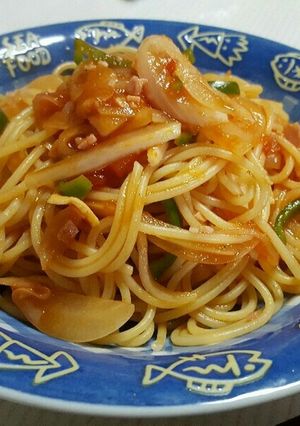 簡単ナポリタン風-レシピのメイン写真