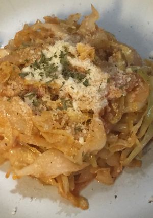 低糖質★キャベツdeナポリタン-レシピのメイン写真