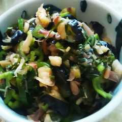 A picture of 箸がとまらない！　なすと香味野菜の浅漬け.