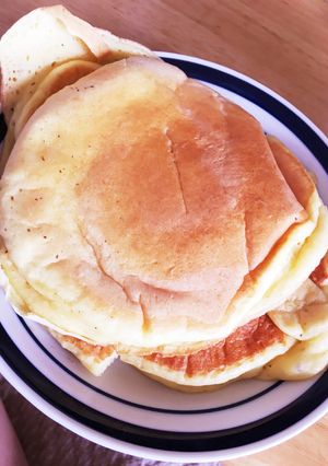 絹豆腐のもちもちホットケーキ-レシピのメイン写真