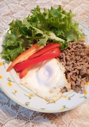 はちみつとカレー風味のタコライス-レシピのメイン写真