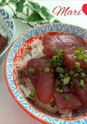 簡単美味しい！まぐろ丼-レシピのメイン写真