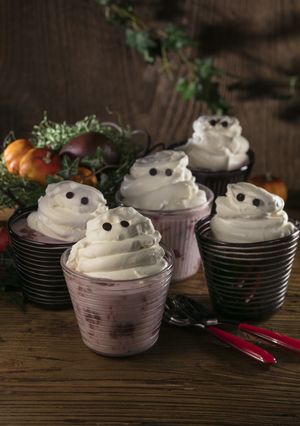 モコモコおばけのフルーチェ-レシピのメイン写真